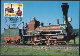 1997 - Schweizer Bahnen - Maximumkarten MK - Ersttag ET