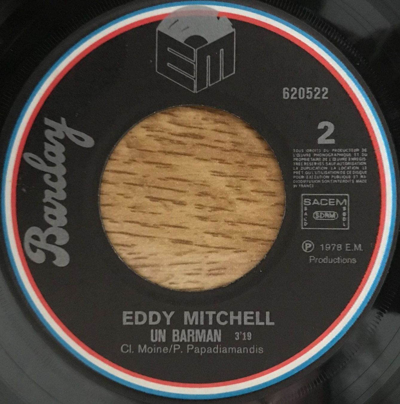Dischi in vinile: EDDY MITCHELL - AU CAMP DU BONHEUR – Usato da Bussigny venduto da vinyl-pas-cher 3