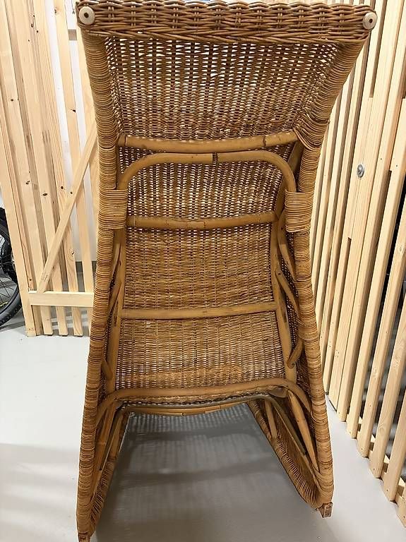 Poltrone: Vintage Karlskrona Wicker Loungesessel – Usato da Lungern venduto da pas_25kg 4