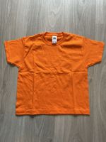 Neuwertiges oranges T-Shirt, Grösse 104 neu