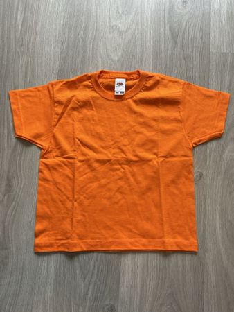 Neuwertiges oranges T-Shirt, Grösse 104 neu