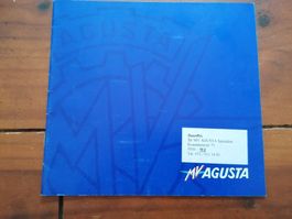 MV Agusta catalogue model F 4 agence Wil oldtimer motorrad
