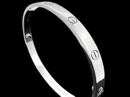 Cartier Love Armreif 18k WG Grösse 21 Zertifikat 2017 *S2025