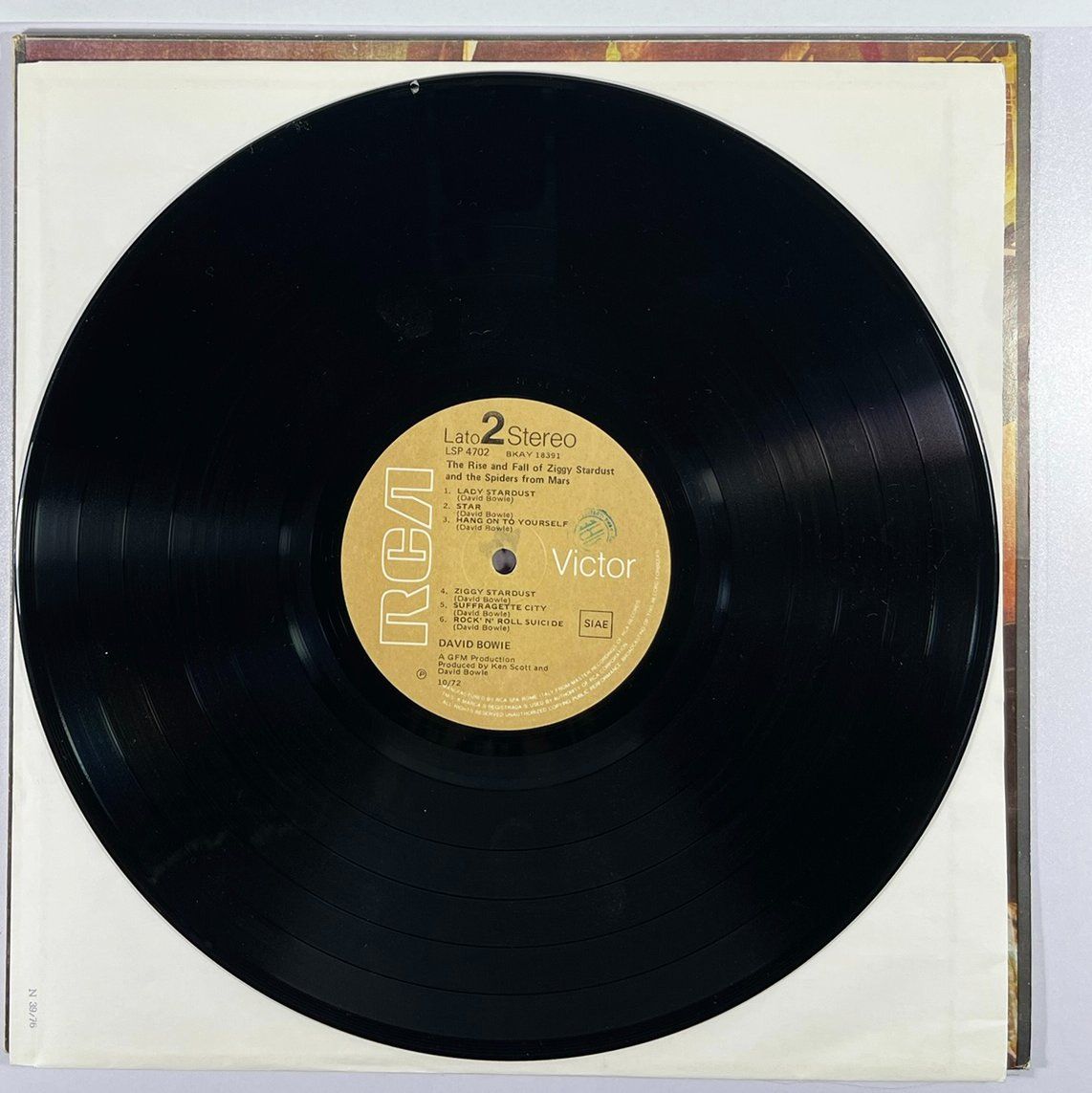 Vinyles: LP: DAVID BOWIE - Ziggy Stardust (1972) – D'occasion à Frenkendorf par Yard-Sale-2000 3