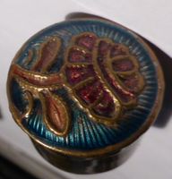 ANTIKE - CLOISONNÉ DOSEN, 2 VERSCHIEDENE, 1960,-SEHR SELTEN