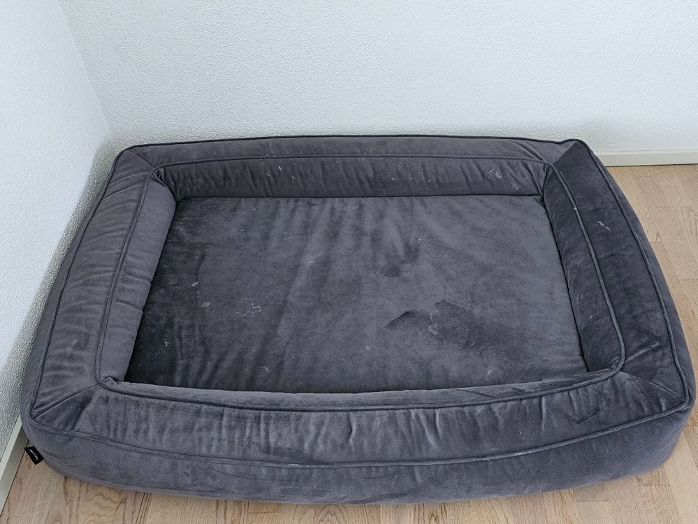 Tierlando Oscar VIP Orthopädische Hundematratze – Visco-Schaum, Größe 100 Cm, Farbe Graphit
