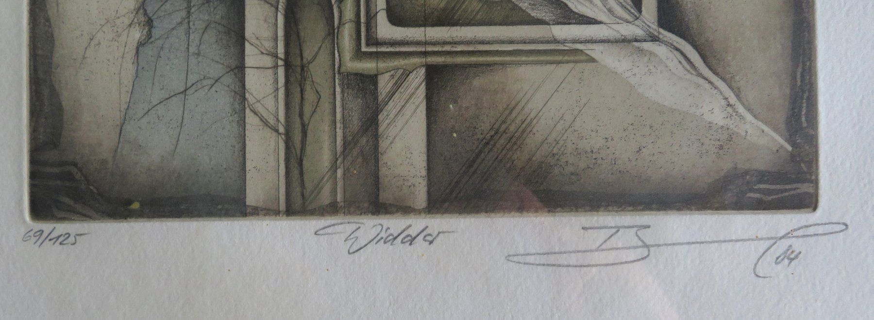 Grafiken & Lithographien: Original Radierung Lithographie Rüdiger Brassel  Der Widder – Gebraucht aus Tüscherz-Alfermée von Newpad 3