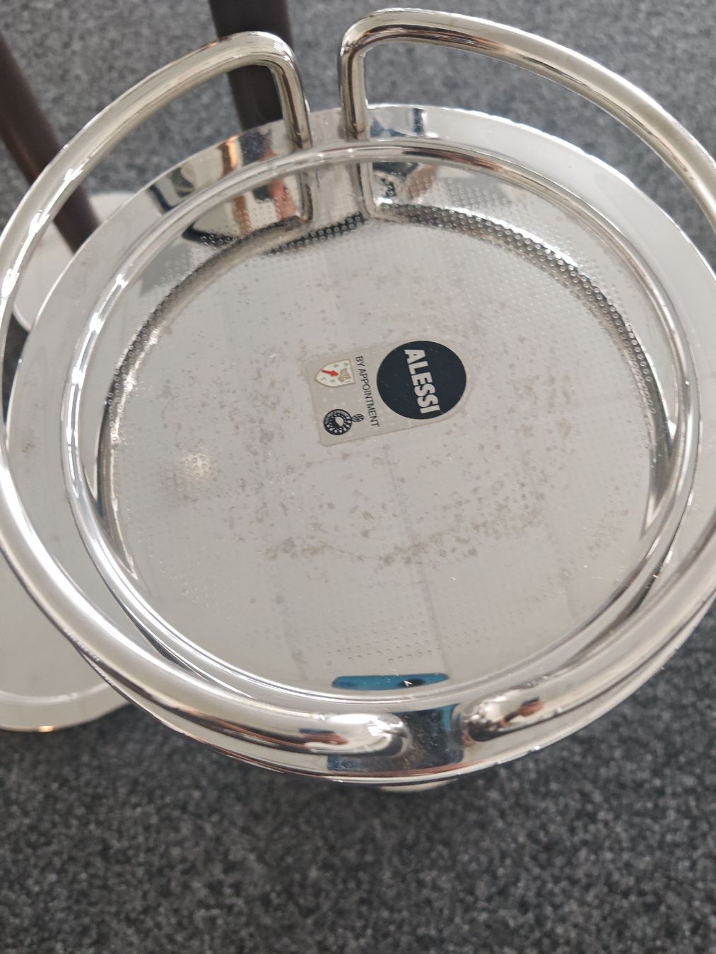 Alessi Weingestelle & -ständer: Alessi Ständer mit 1x Weinkühler + 1 Tablett – Gebraucht aus Unterlunkhofen von foexel88 4