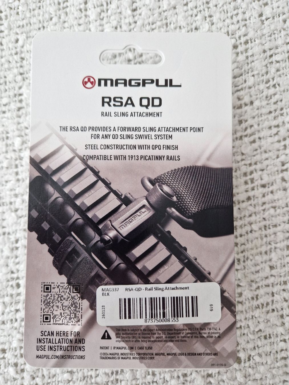 Tutti gli attrezzi: Magpul RSA QD - Rail Sling Attachment – Nuovo e nell'imballaggio originale da Gockhausen venduto da ik.999 1