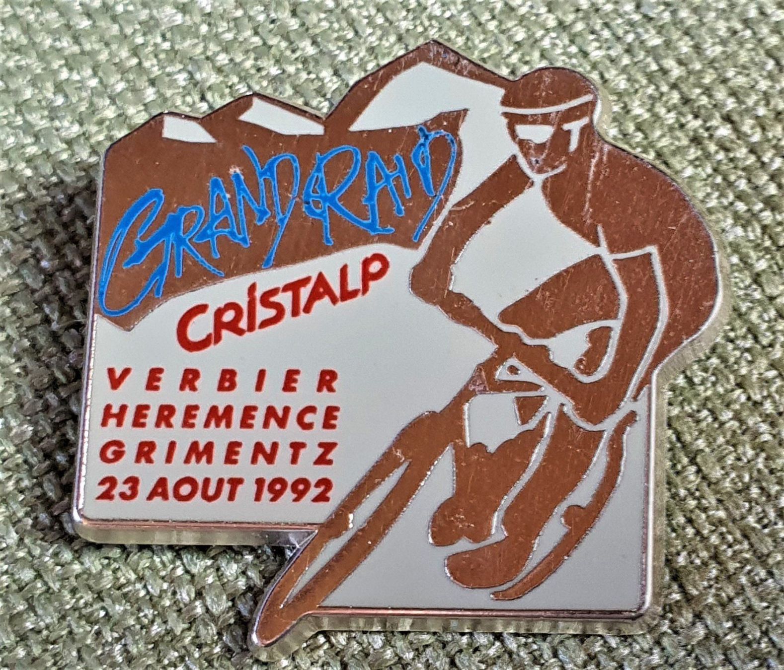 Spille & Fermagli: C007 - Pin Verbier Heremence Grimentz 92 – Usato da Reinach BL venduto da Boston-Verkauf