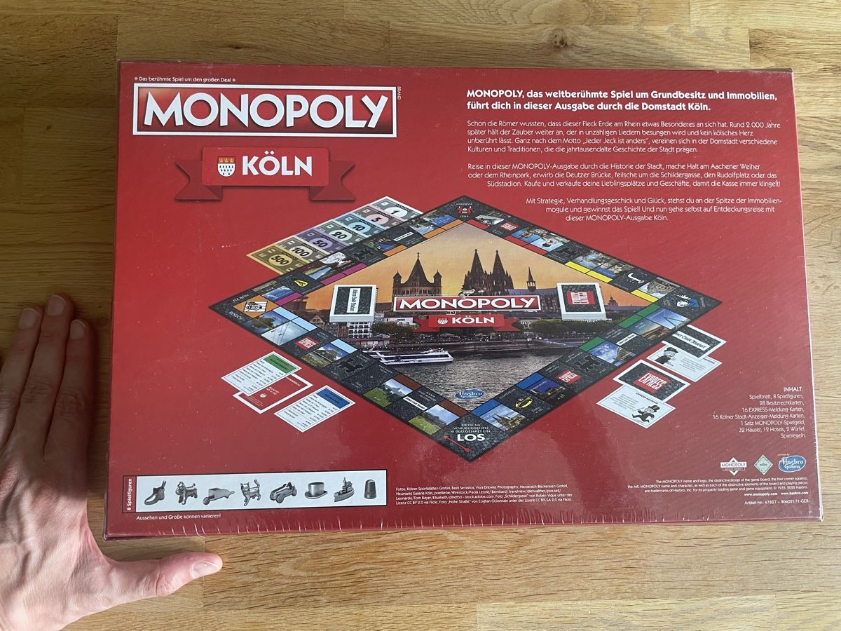 Giochi: Monopoly Köln-Edition - neu & OVP – Nuovo e nell'imballaggio originale da Kloten venduto da Bevandes 1