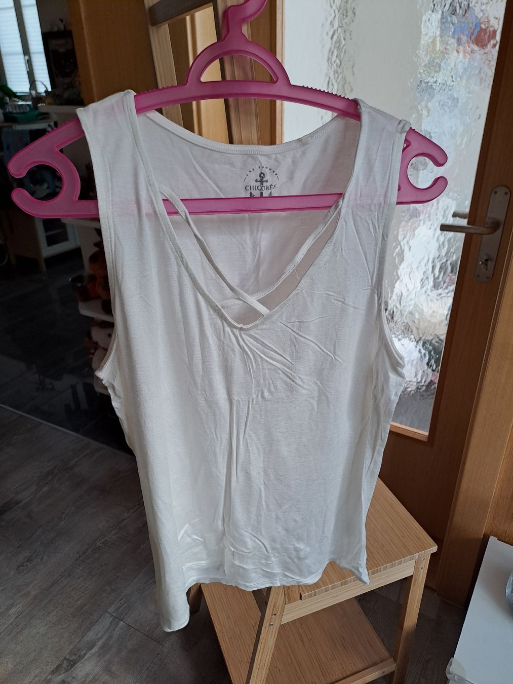 Tops: 2x Damen Top Chicoree weiss Grösse L – Neuf (Voir description) à Rickenbach LU par bishiida