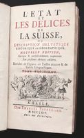 Etat et les Delices de la Suisse Band 3 1764