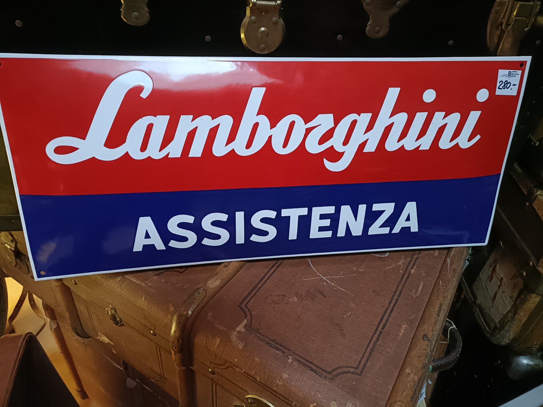Lamborghini Insegne: Lamborghini Emailschild – Usato da Köniz venduto da Brockenreich