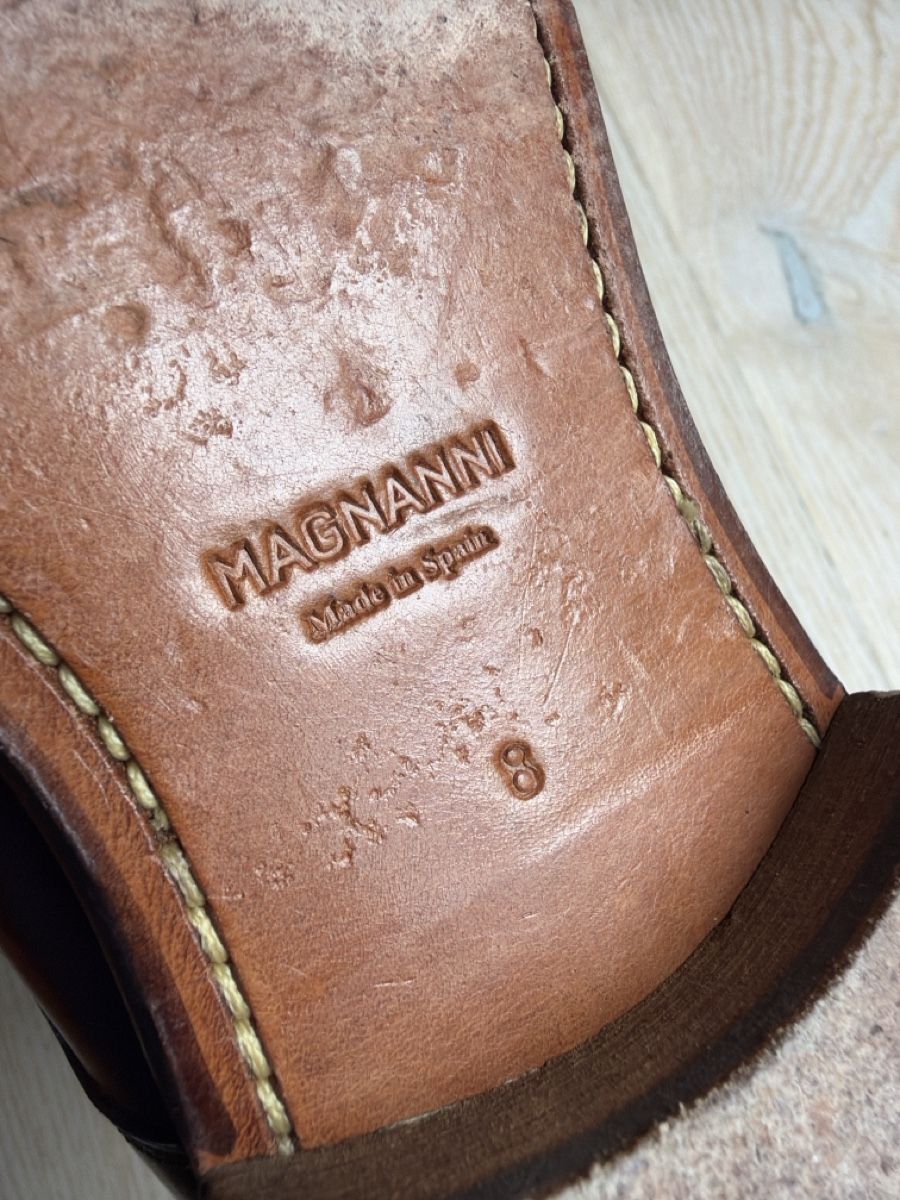 Scarpe da uomo: Magnanni double monk brogue shoes 8 41 – Usato da Mont-sur-Lausanne venduto da sashwindow 7