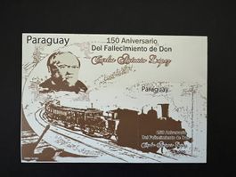 Paraguay Eisenbahn Block   **  Luxus (B563)