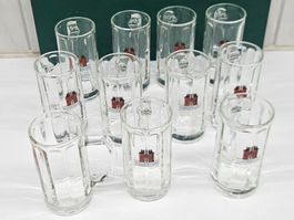 11x 0.25 Henkelglas Feldschlösschen.
