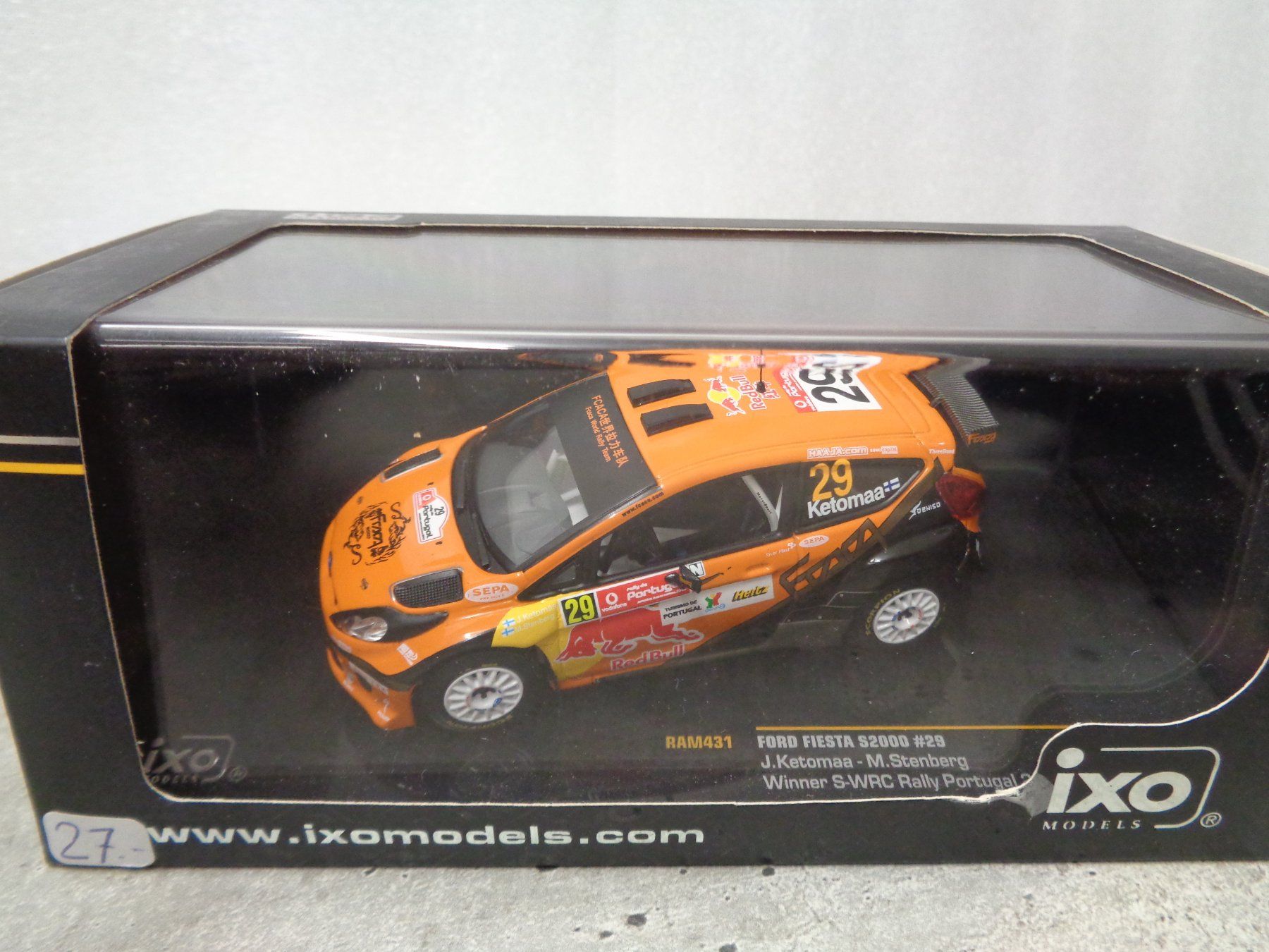 Ford Modellautos: Ixo 1:43 Ford Fiesta S2000 Rallye – Neu und originalverpackt aus Reconvilier von rallycar