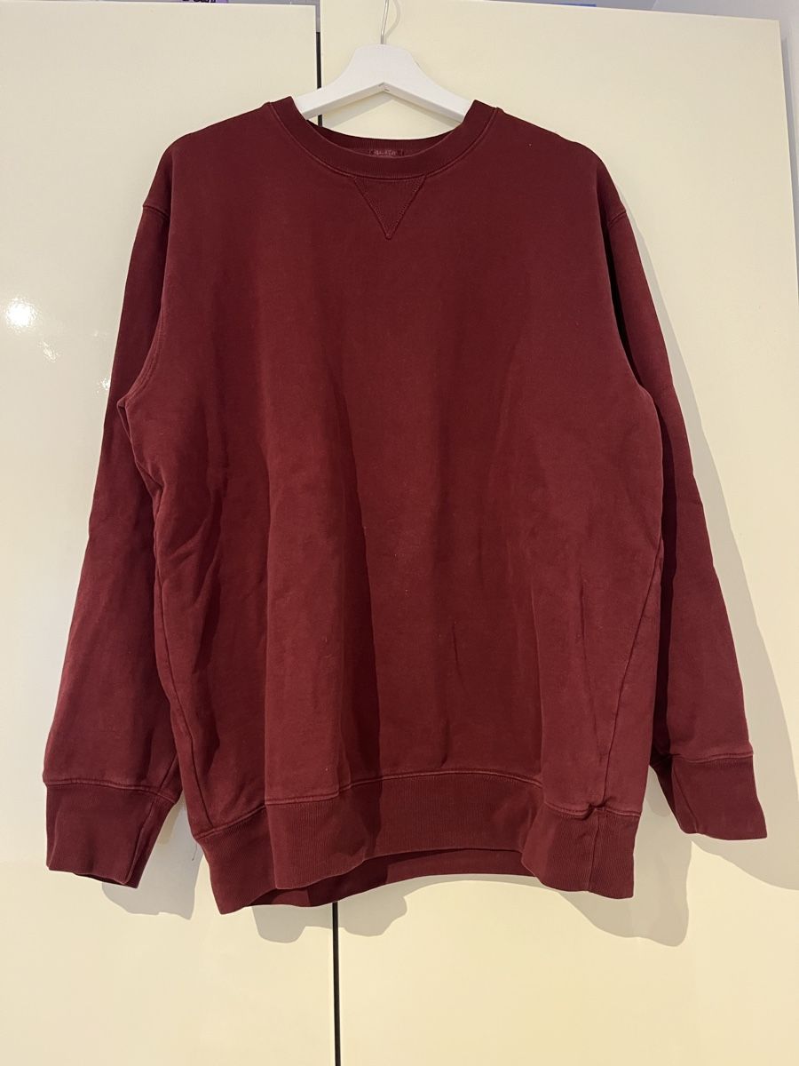 Brandy Melville Pullover & Sweatshirts: Bordeauxroter oversized Pullover – Neu (gemäss Beschreibung) aus Oberrieden von sha_kzs8