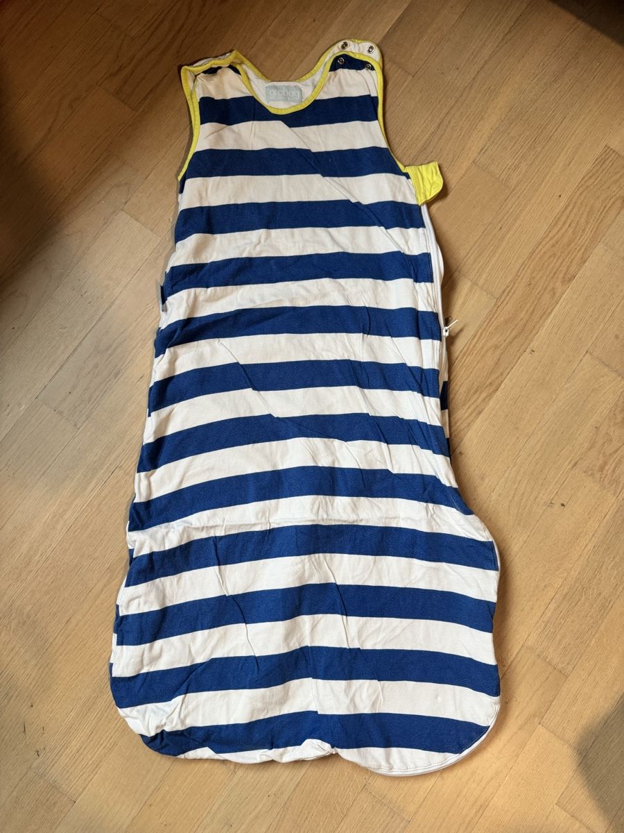 Schlafsäcke: Gigoteuse Grobag rayée bleue et blanche, taille 110 cm – Gebraucht aus Killwangen von ame_ffd8 2