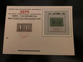 FDC / GEPH 1943 / ohne Adresse!