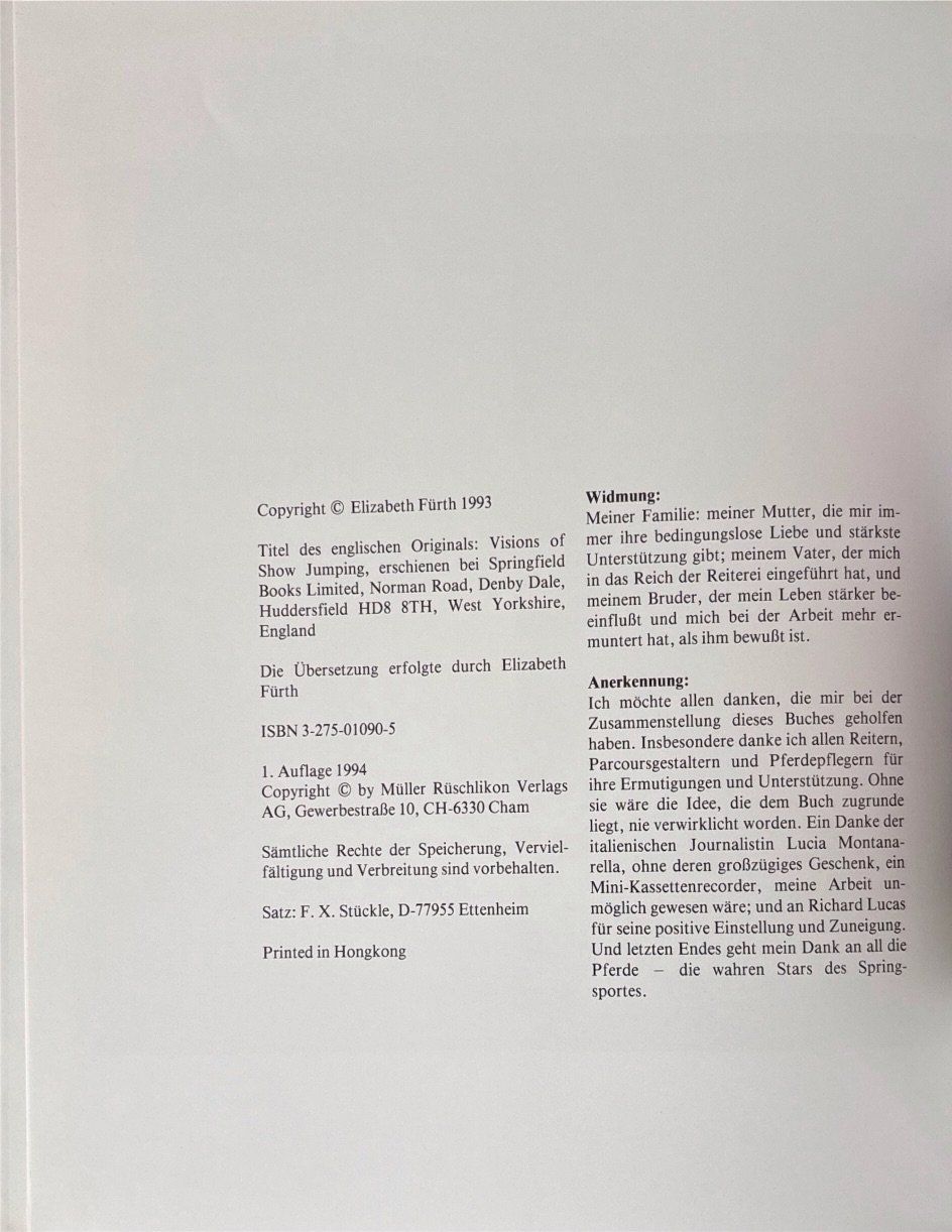 Livres: Springreiten - Grosse Reiter-Berühmte Pferde – Neuf (Voir description) à Sarnen par Livres 3