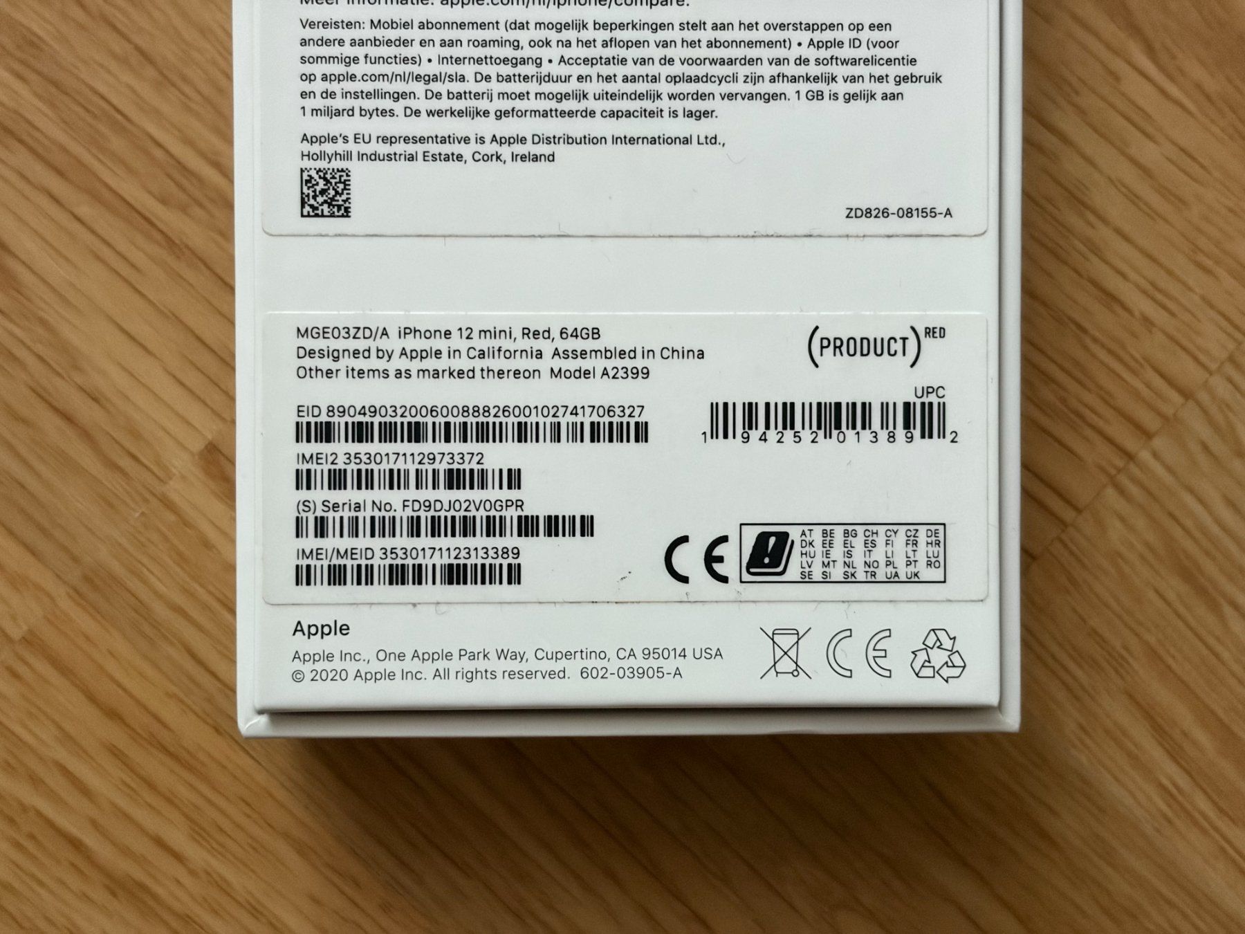 Apple Telefoni cellulari / Smartphones: Apple iPhone 12 mini 64 GB (PRODUCT)RED – Usato da Zürich venduto da greg_richrd 6