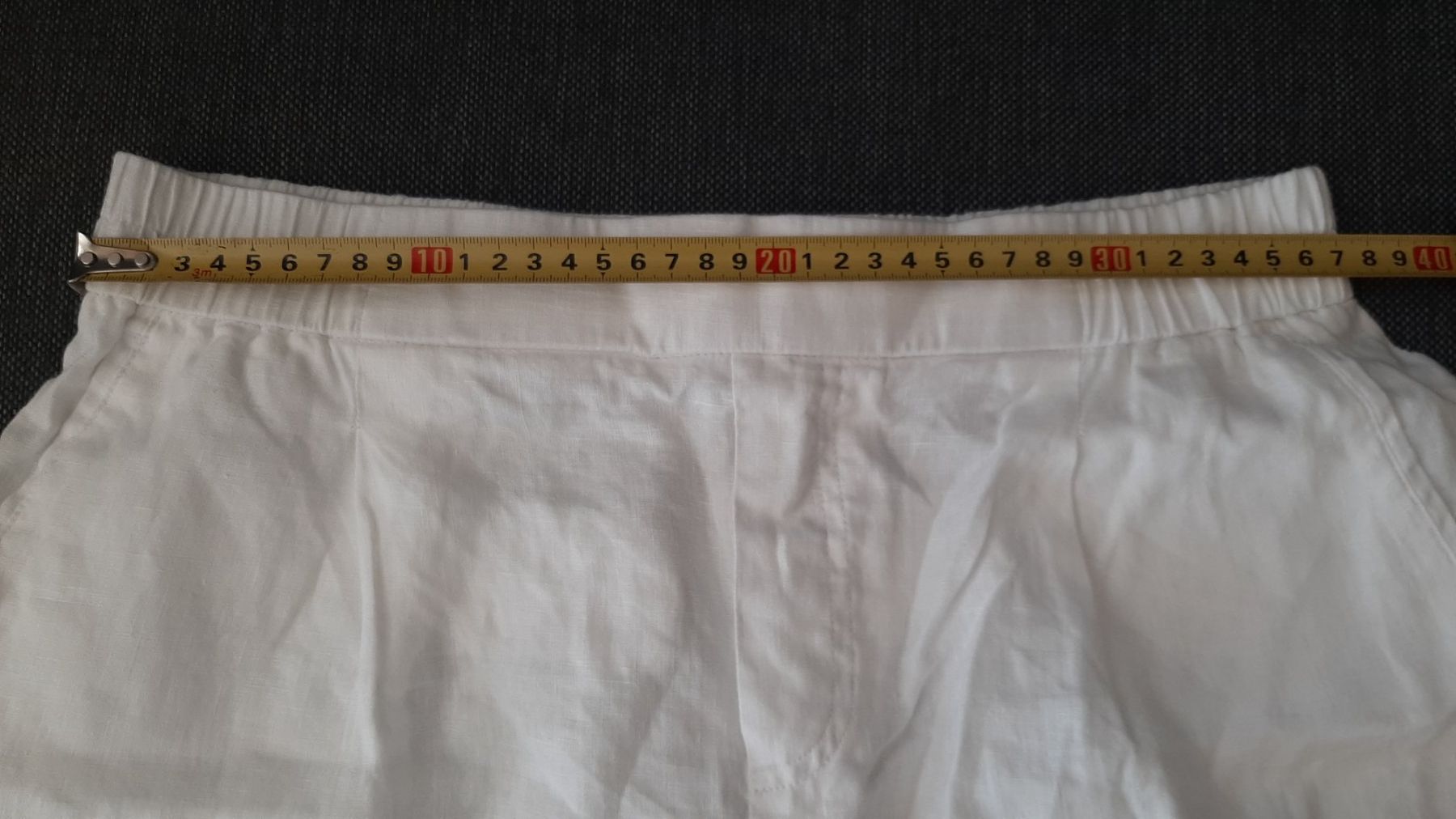 Benetton Hosen: Benetton pure linen white trousers – Gebraucht aus Watt von Tomaf 4