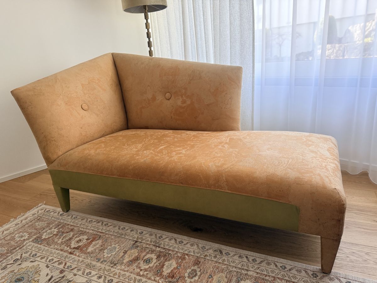 Sedie a sdraio: Chaise Lounge - Unique Design Recamier - Birch/Leather – Usato da Altendorf venduto da Alovely 8