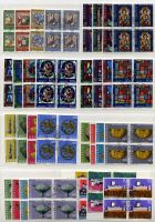 Pro Patria Viererblocks ab 1971, 3 Seiten (C200)