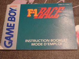 Anleitung zu F-1 Race GAMEBOY