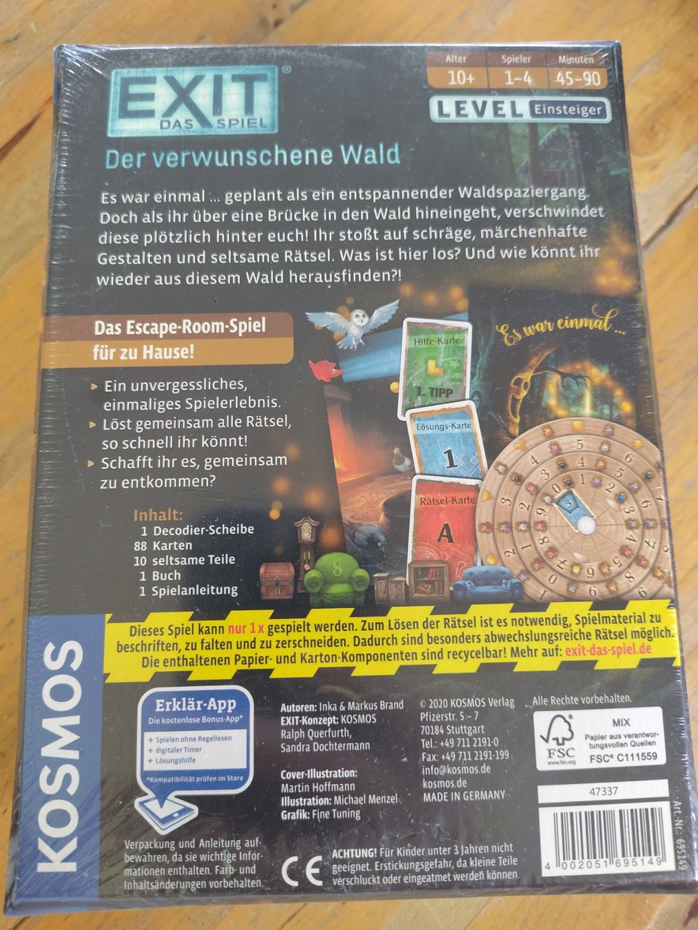 Kosmos Giochi: Exit Spiel der verwunschene Wald kosmos Neu – Nuovo e nell'imballaggio originale da Leuggern venduto da Pummi19 1