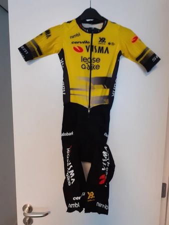 Visma Cycling Team skinsuit Yellow B,, Size XS, New