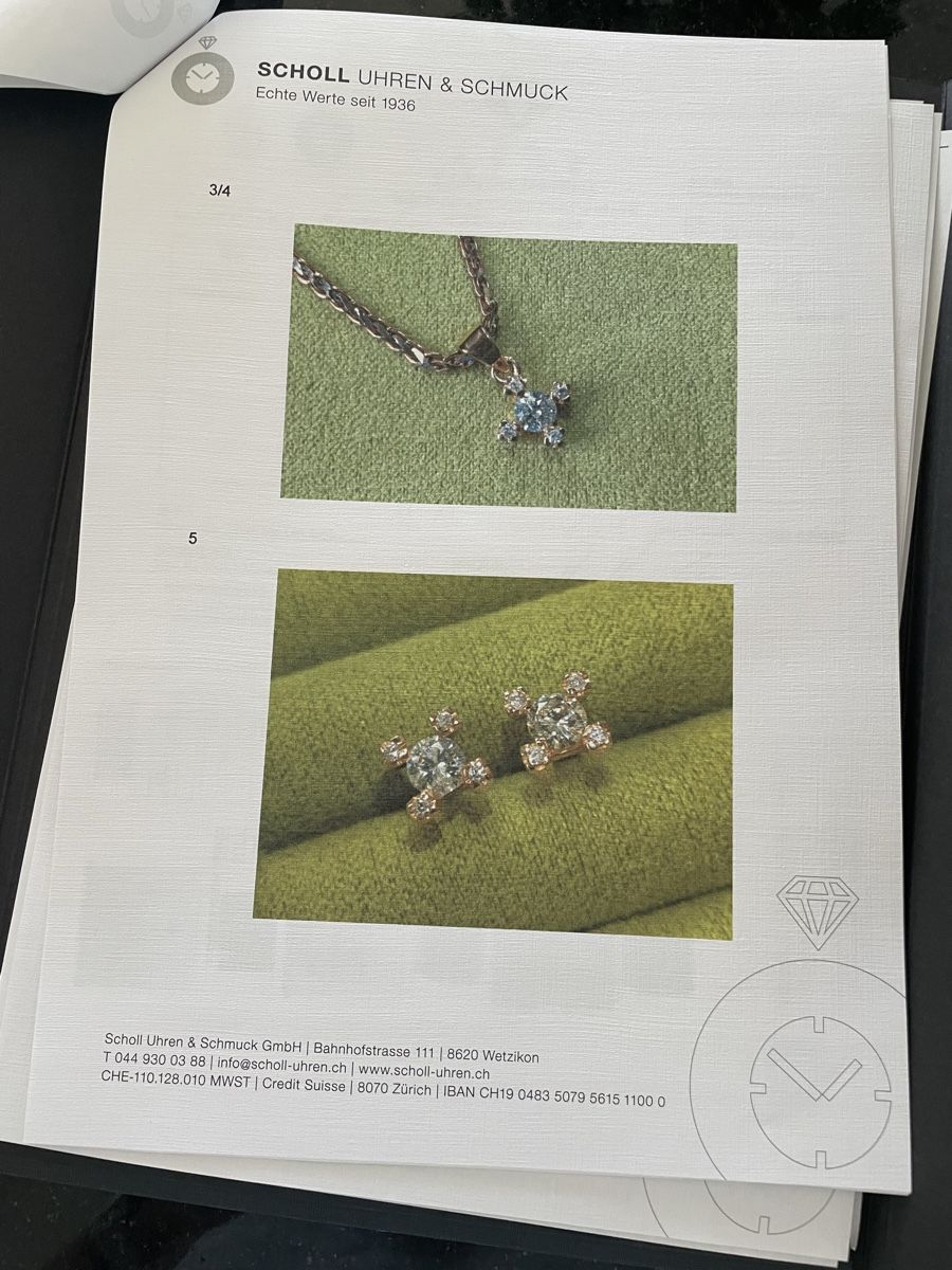 Catenine: Brillant/ Goldschmuck mit Gutachten – Nuovo e nell'imballaggio originale da Rüti ZH venduto da kar_xx9l 1