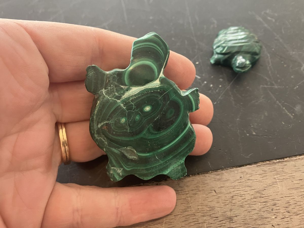 Sculture & Statue: 2 statuettes tortues – Usato da Fribourg venduto da Birchler.christian 3