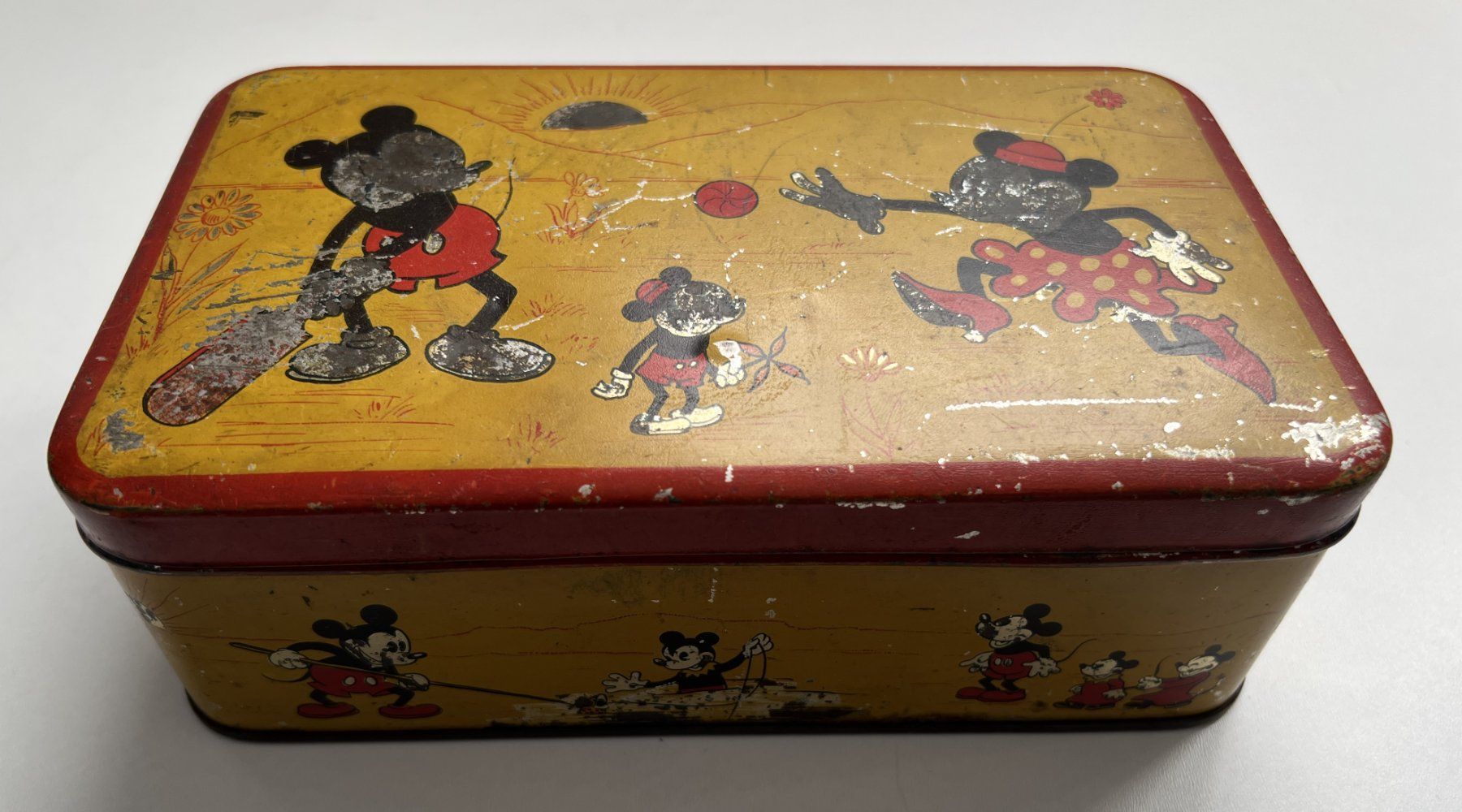 Barattoli: FLACHE Blechdose Disch Othmarsingen, Micky Mickey-Mouse 30er – Usato da Rothrist venduto da Brandystar