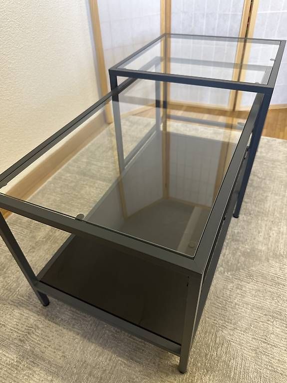 Ikea Set di tavolo e panche: IKEA VITTSJÖ Set Anthrazit | Couchtisch & Beistelltisch – Usato da Effretikon venduto da bek_6sgb 1
