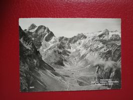 Meglisalp s/w Karte Blick auf Altmann Rotsteinpass etc.