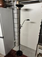 Stehlampe mit Leselicht schwarz dimmbar guter gebrauchte Zus