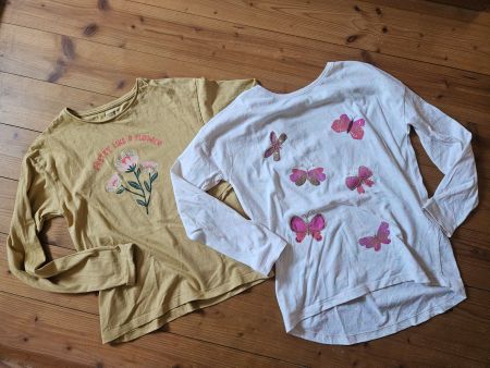 2 vertbaudet Shirt 140 Mädchen, top Zustand