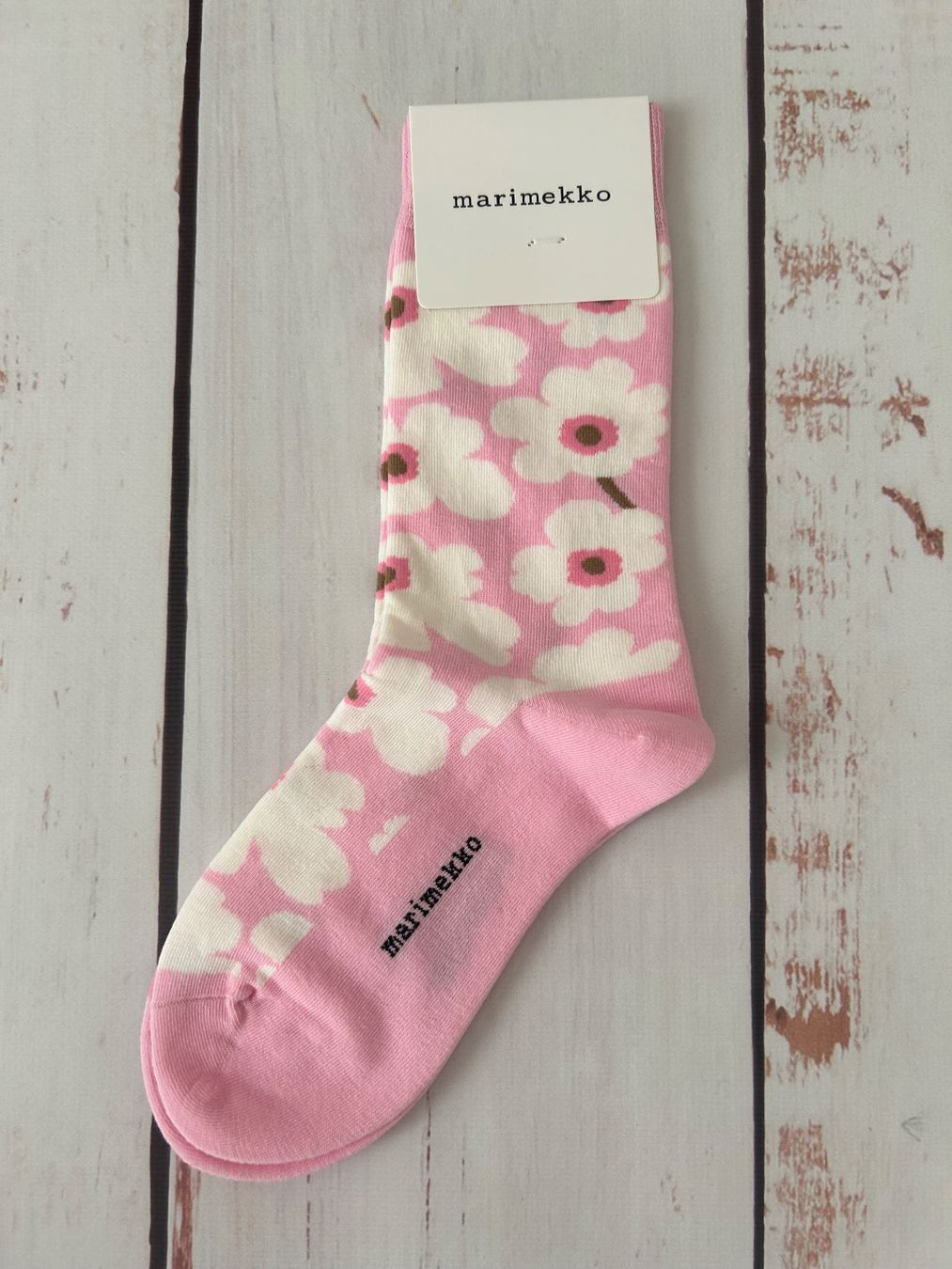 Socken: Marimekko socks pop-up flower print – Neu und originalverpackt aus Zürich von Ferienan 4