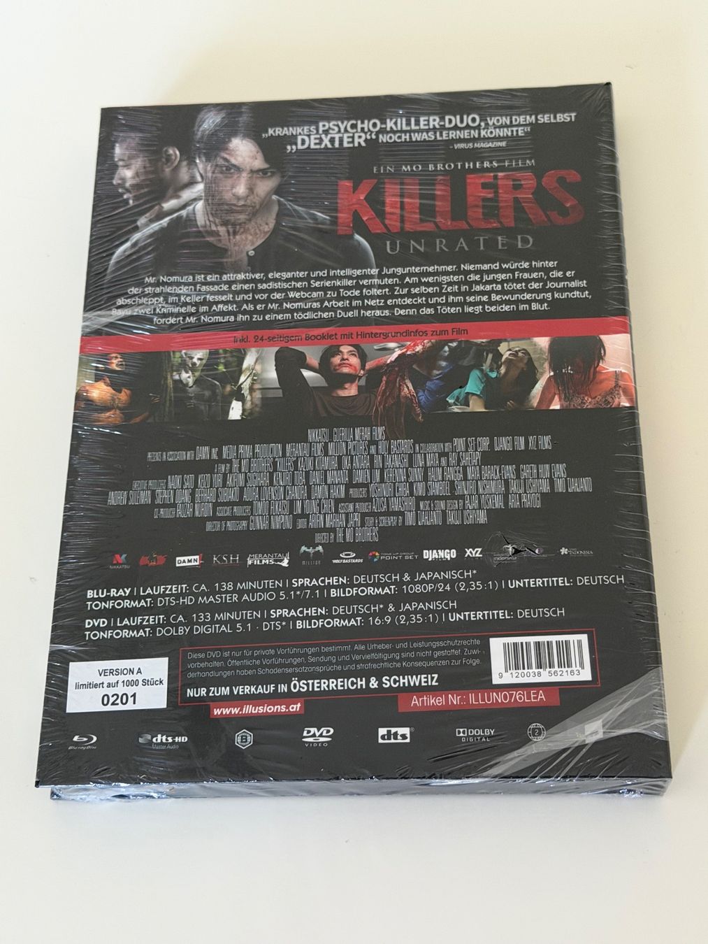 Alle DVDs: Killers Unrated Blu-ray 2-Disc Collector's Edition Mediabook – Neu und originalverpackt aus Altstätten SG von sheamus 1