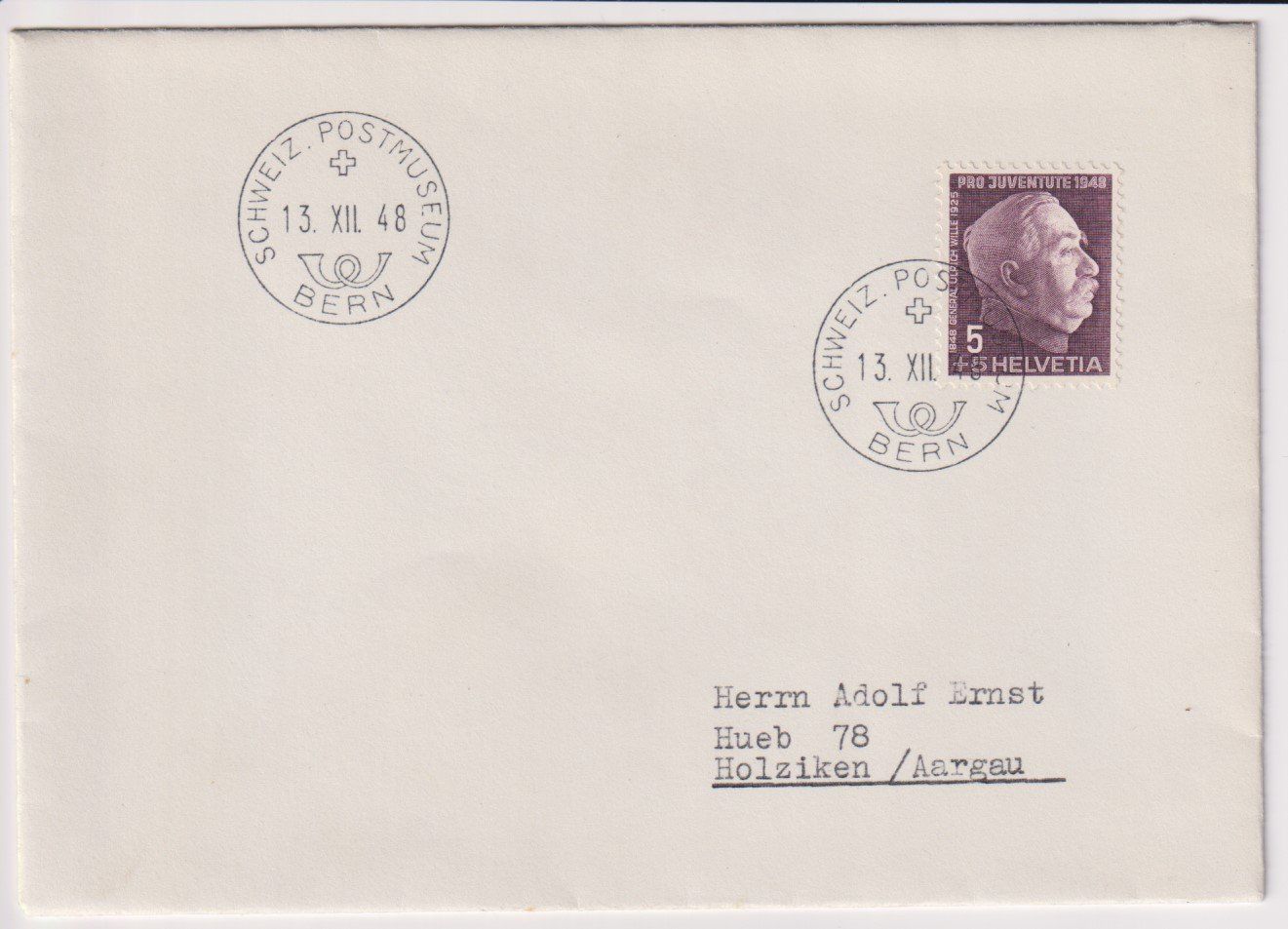 Tutti i francobolli: Stempel Postmuseum Bern 1948 – Usato da Bellach venduto da qsearch