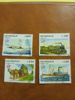 Quatre timbres du Nicaragua de 1982 en parfait état!