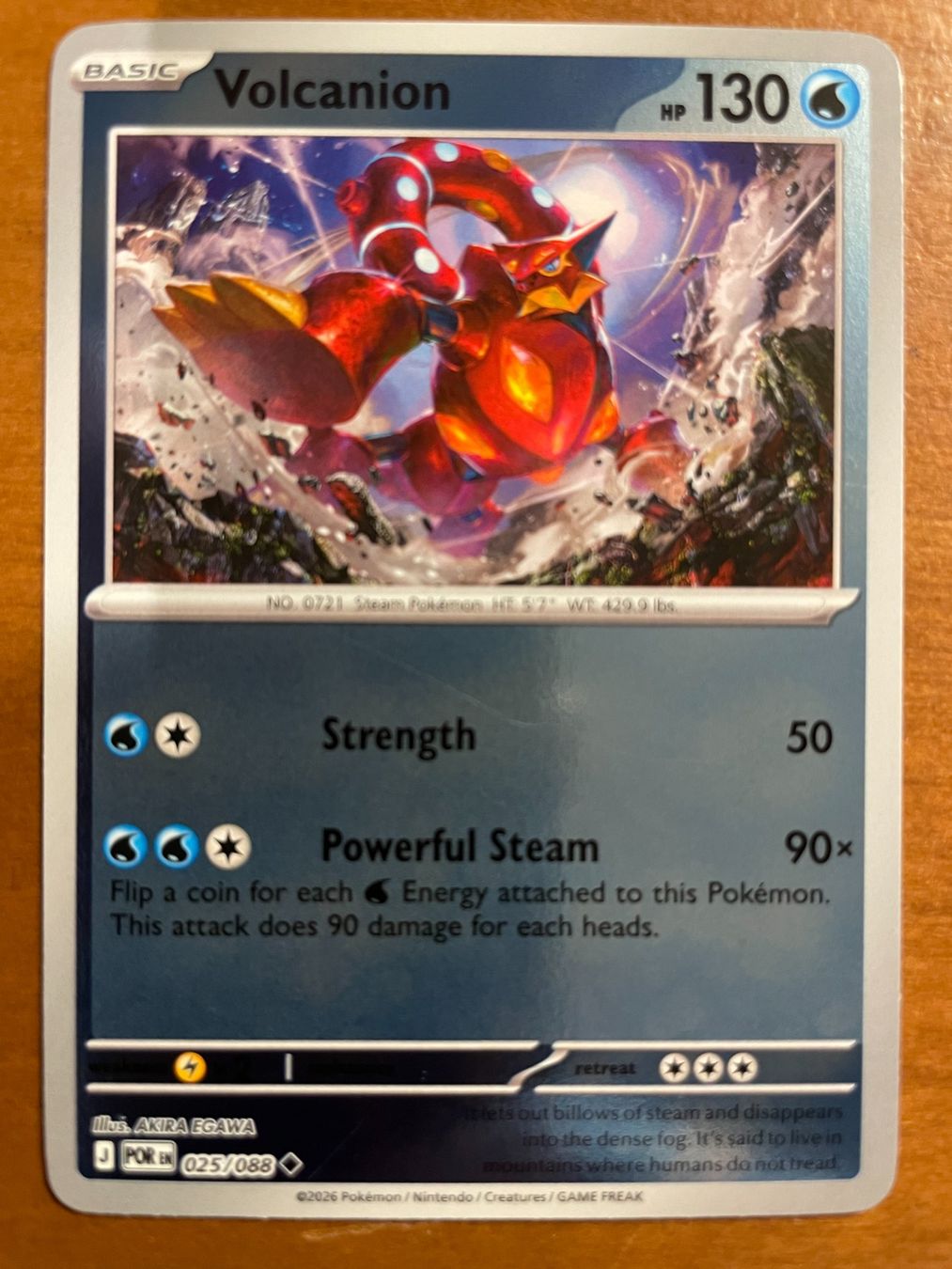 Pokémon Carte collezionabili: Pokemon Volcanion Reverse (Versand gratis) – Nuovo (secondo la descrizione) da Chur venduto da Angerson