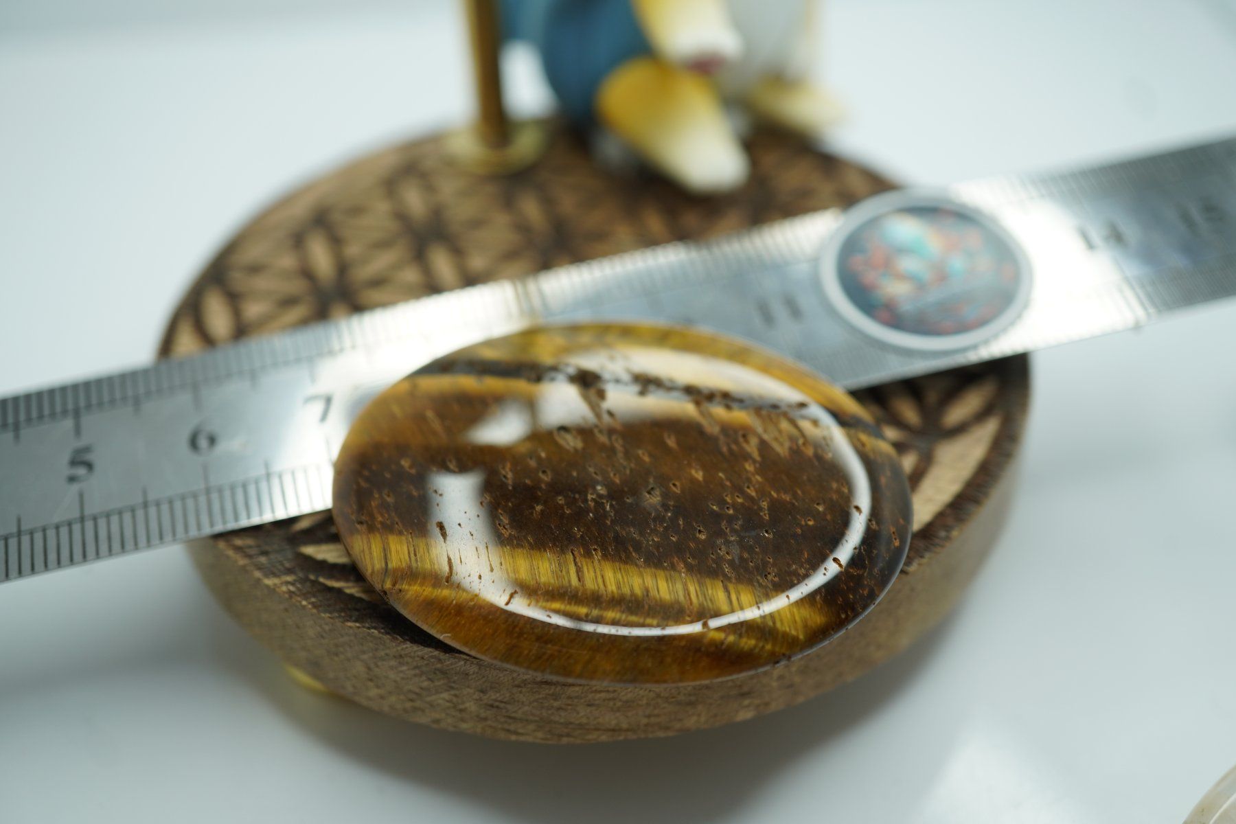 Minerali & Pietre curative: Tigerauge   Scheibenstein       ab 1.- Auktion – Nuovo e nell'imballaggio originale da Eschenbach SG venduto da topstone 6