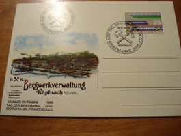 Tag der Briefmarke 1990 Horgen, Karte  + Brief