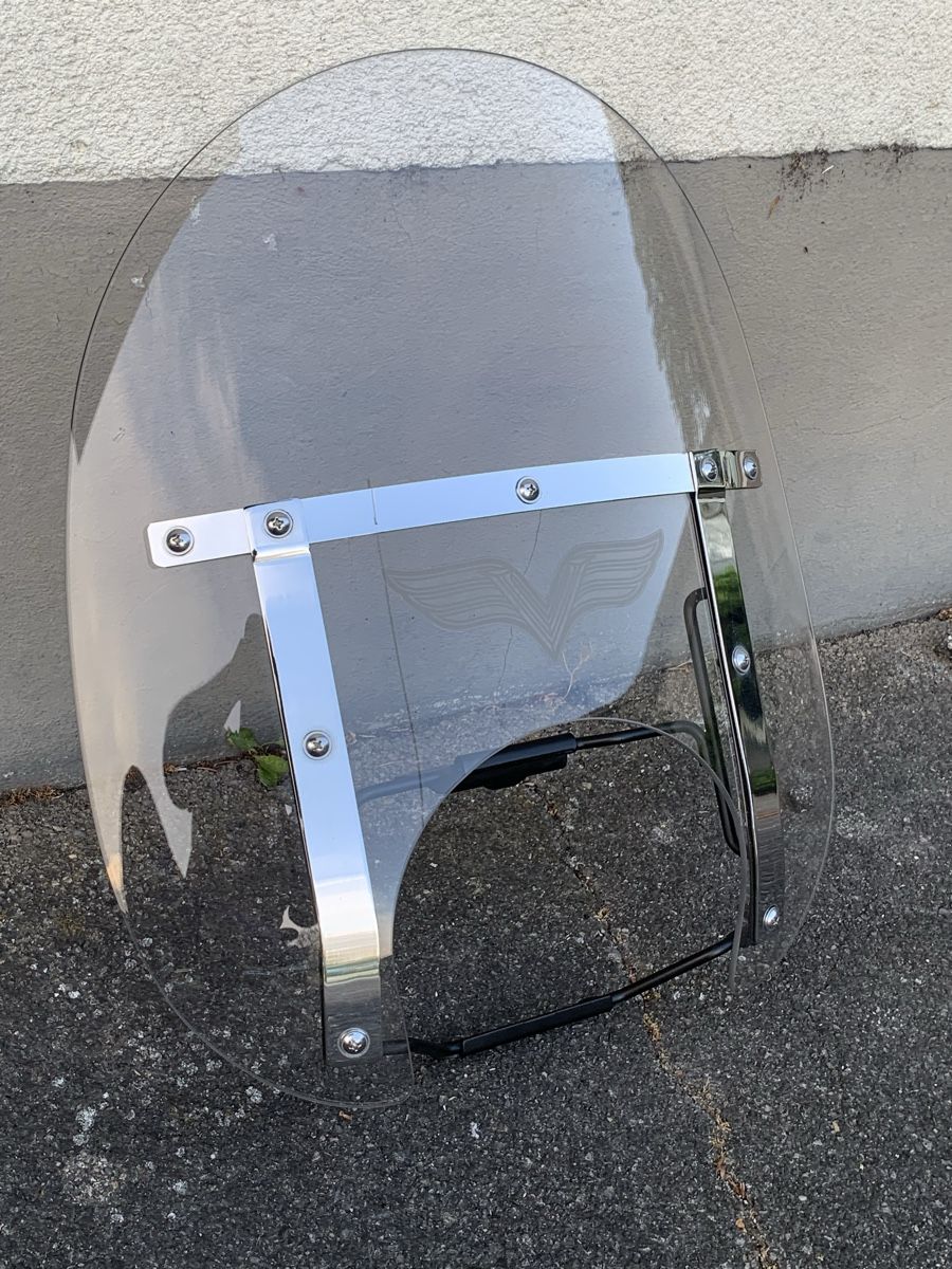 Tutti i ricambio per moto: Motorrad Windschild Windschutzscheibe VN 800 mit Logo – Nuovo (secondo la descrizione) da Aarberg venduto da Alprauscher 4