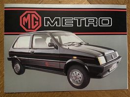 MG METRO Prospekt brochure dépliant Suisse français - EO133