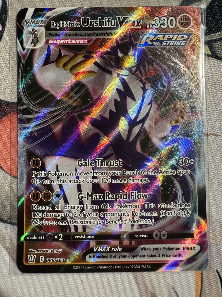 Pokémon Sammelbilder & Trading cards: UrshifuVmax 088/163 EN – Neu (gemäss Beschreibung) aus Therwil von CarottiCards